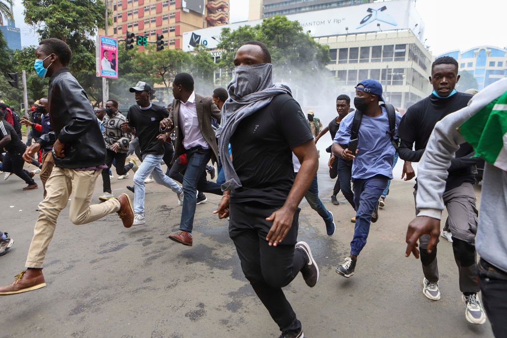 Two dead in violent protests in Kenya