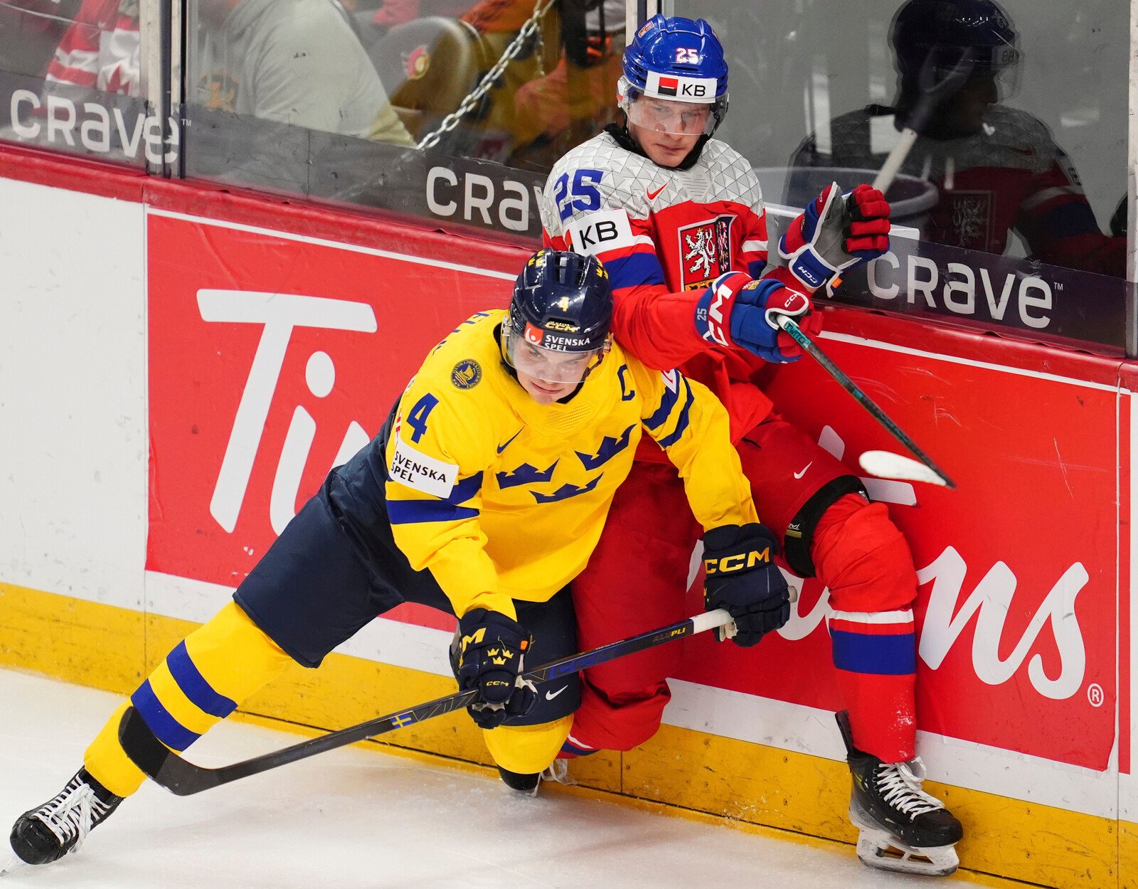 Sweden lost the World Junior Championship bronze to the Czech Republic