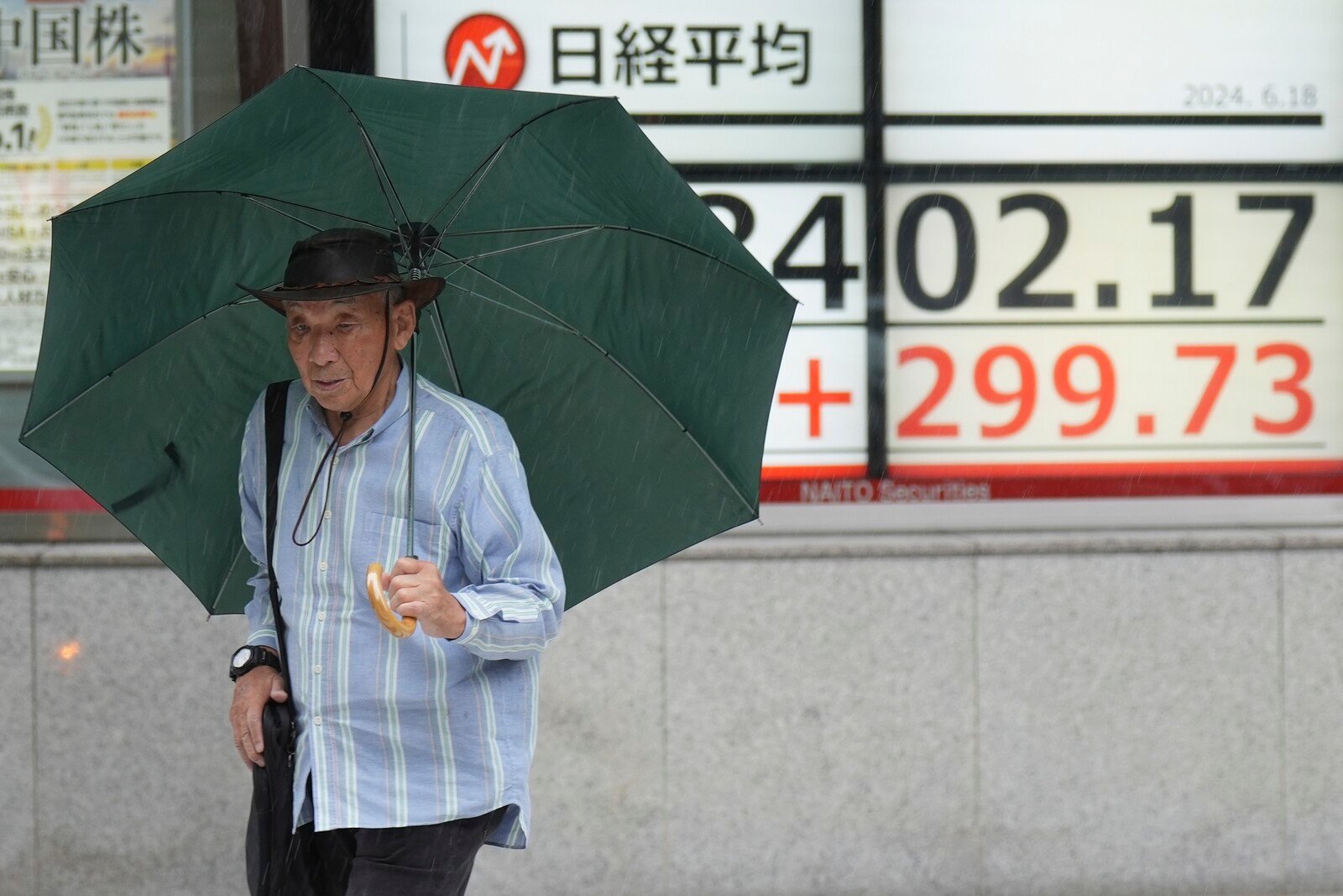 Upward trend on the Tokyo Stock Exchange