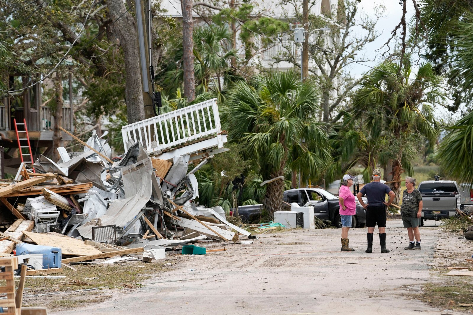 "Biblical destruction" after the hurricane: