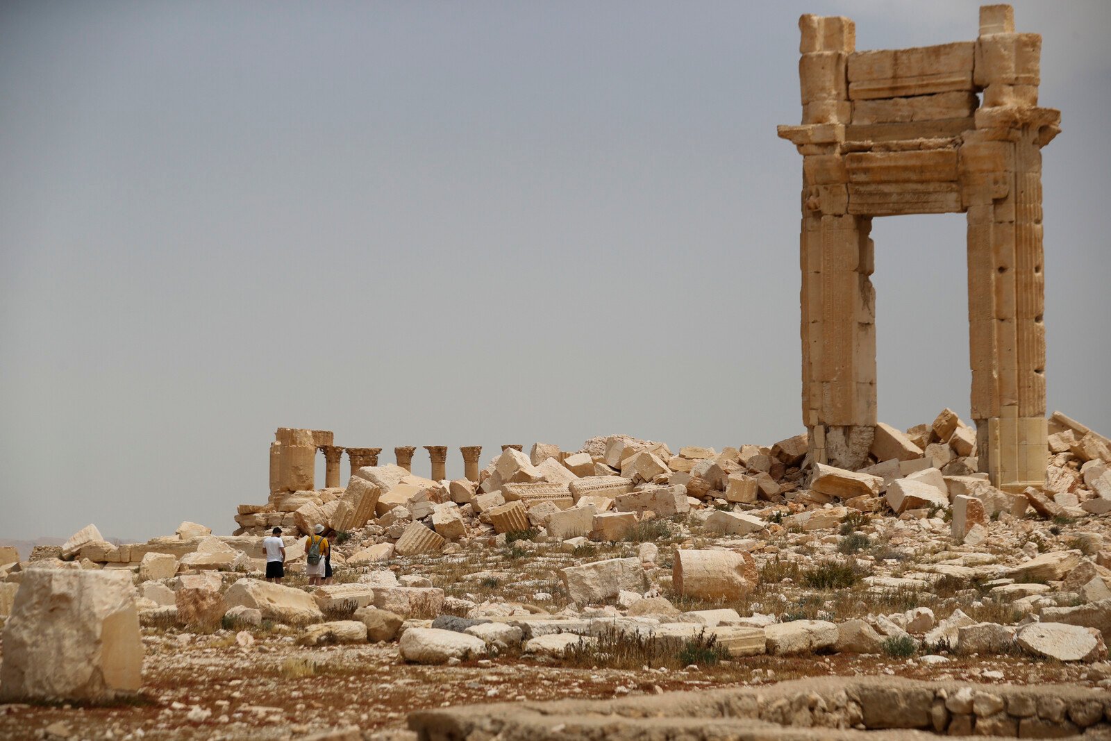 Death toll soars after bombing of Palmyra