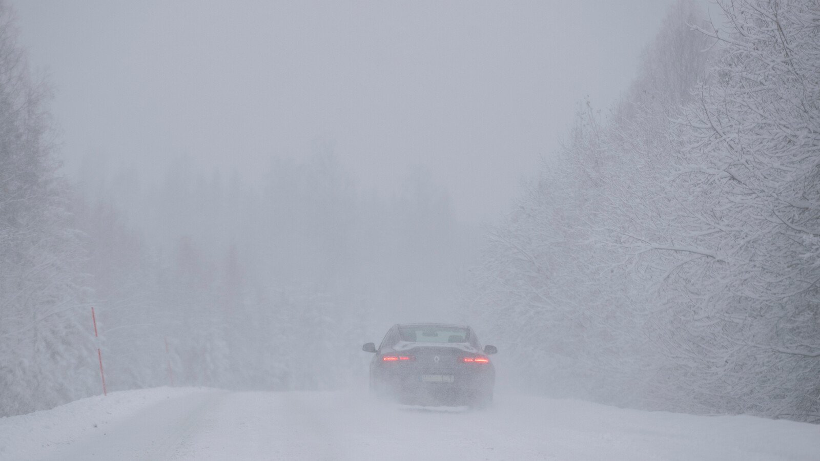 Heavy snowfall over Gotland – orange warning