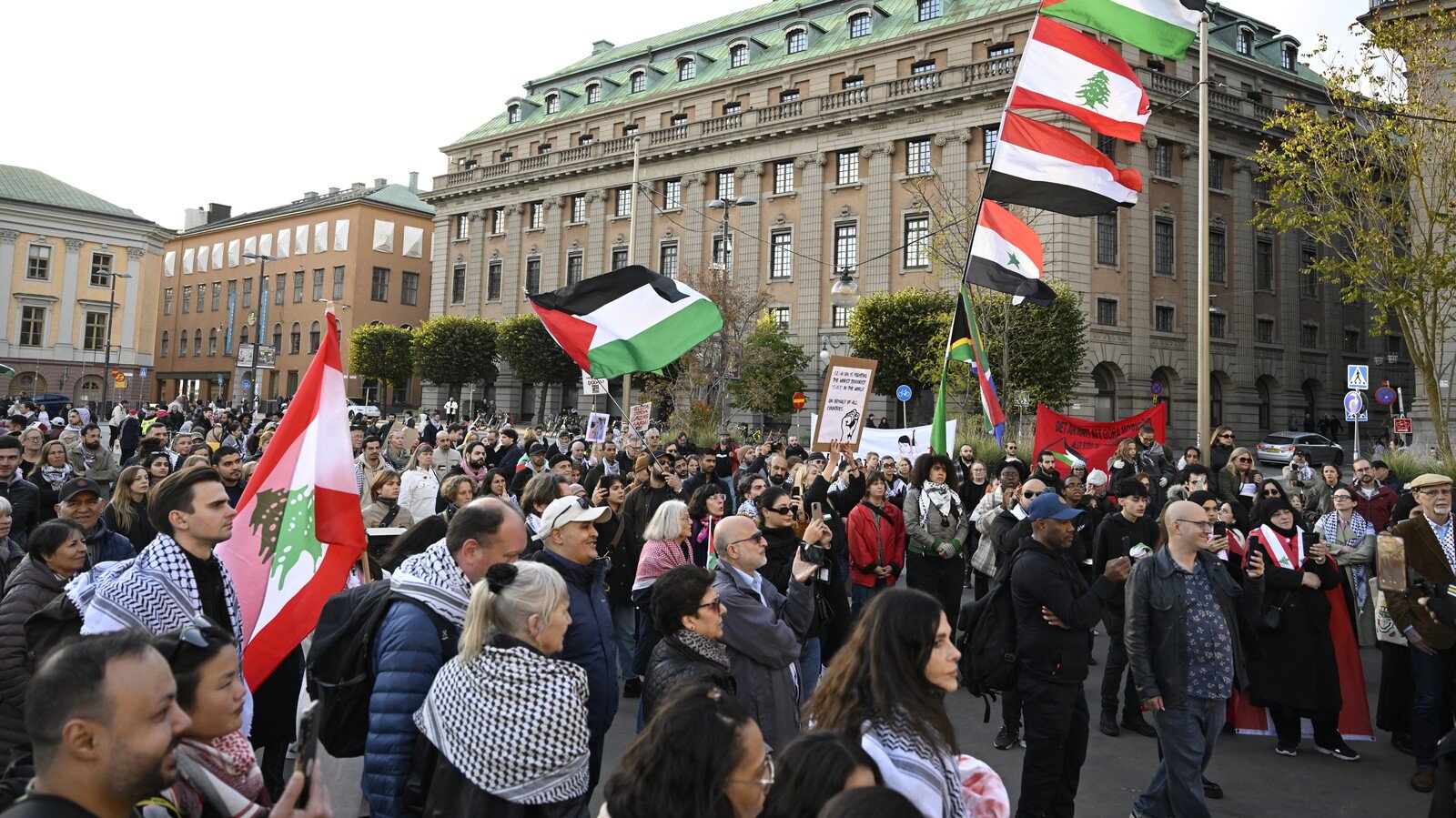 Large Demonstration for Palestine in