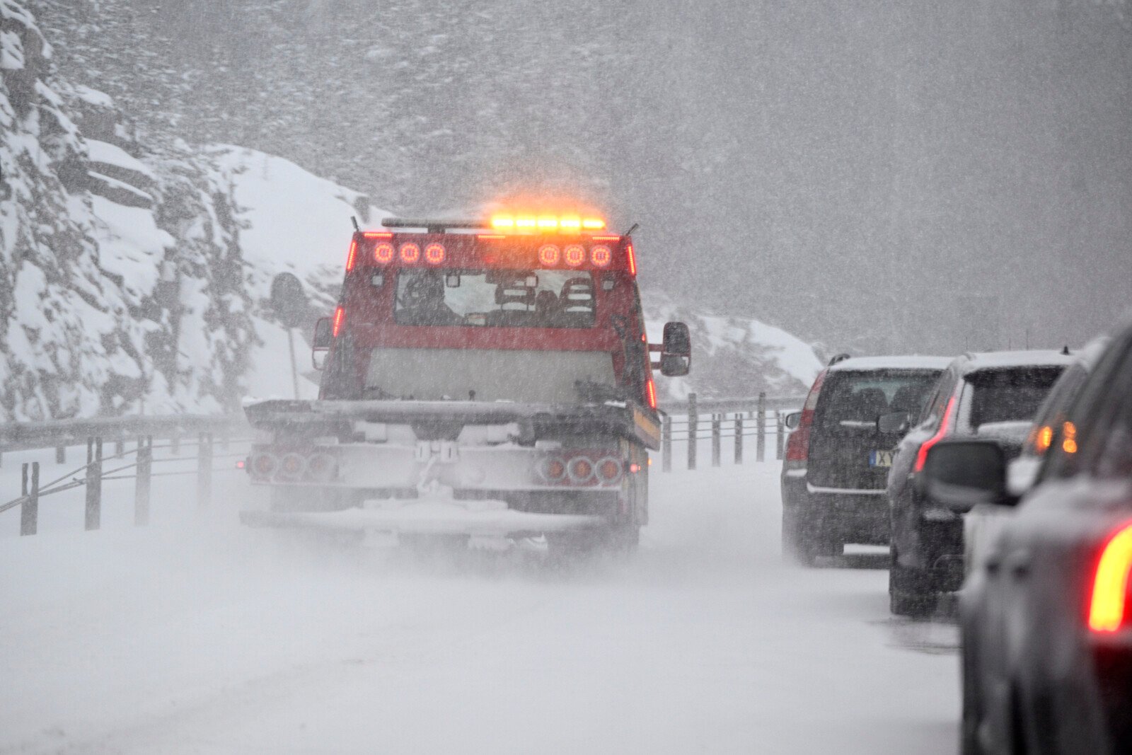 Storm sweeps across Sweden