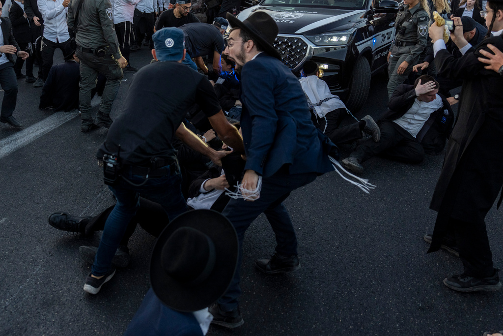 Ultra-Orthodox Jews Clash with Police