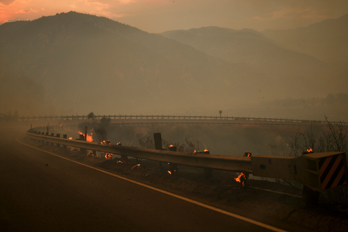 Large Fire in California Out