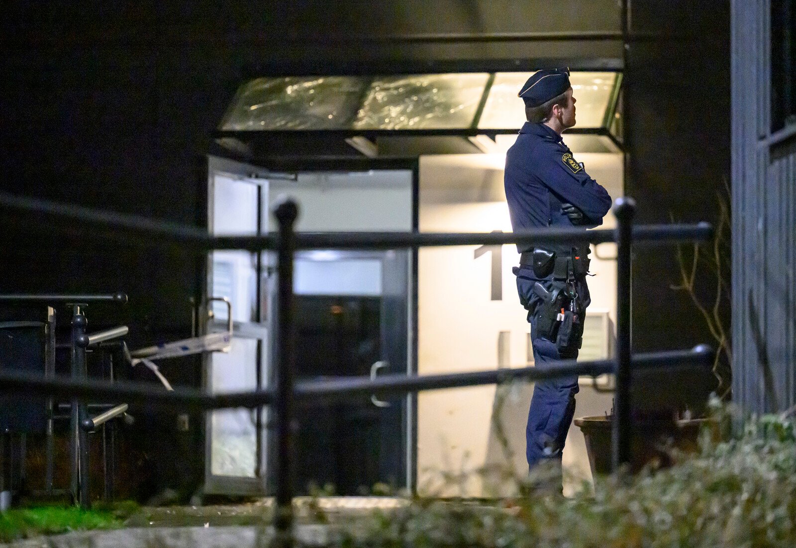 Explosion in Lund - Door Damaged