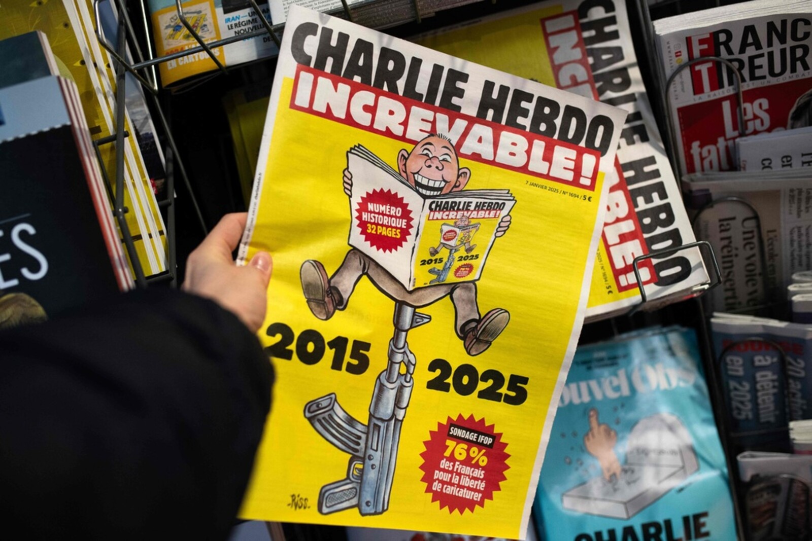 Ten years after the attack – Charlie Hebdo celebrates satire