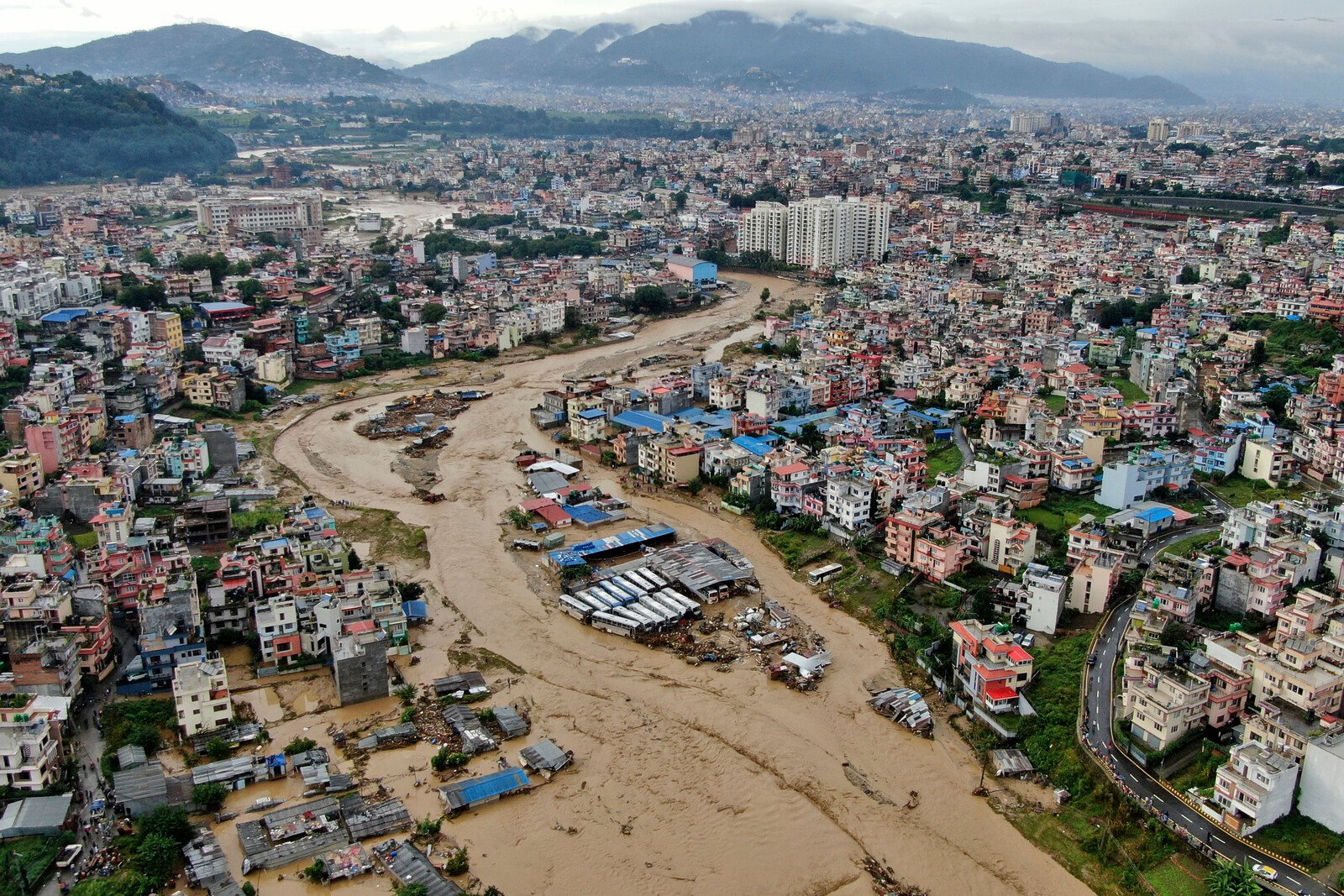 Hundreds Dead in Flooded Nepal