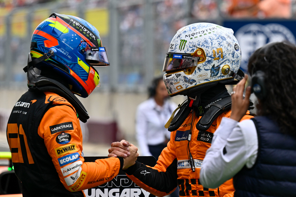 Lando Norris takes pole position in Hungary