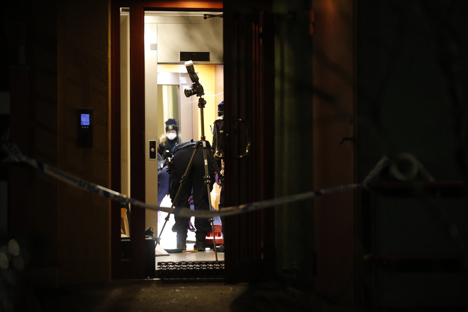 Door blown up south of Stockholm