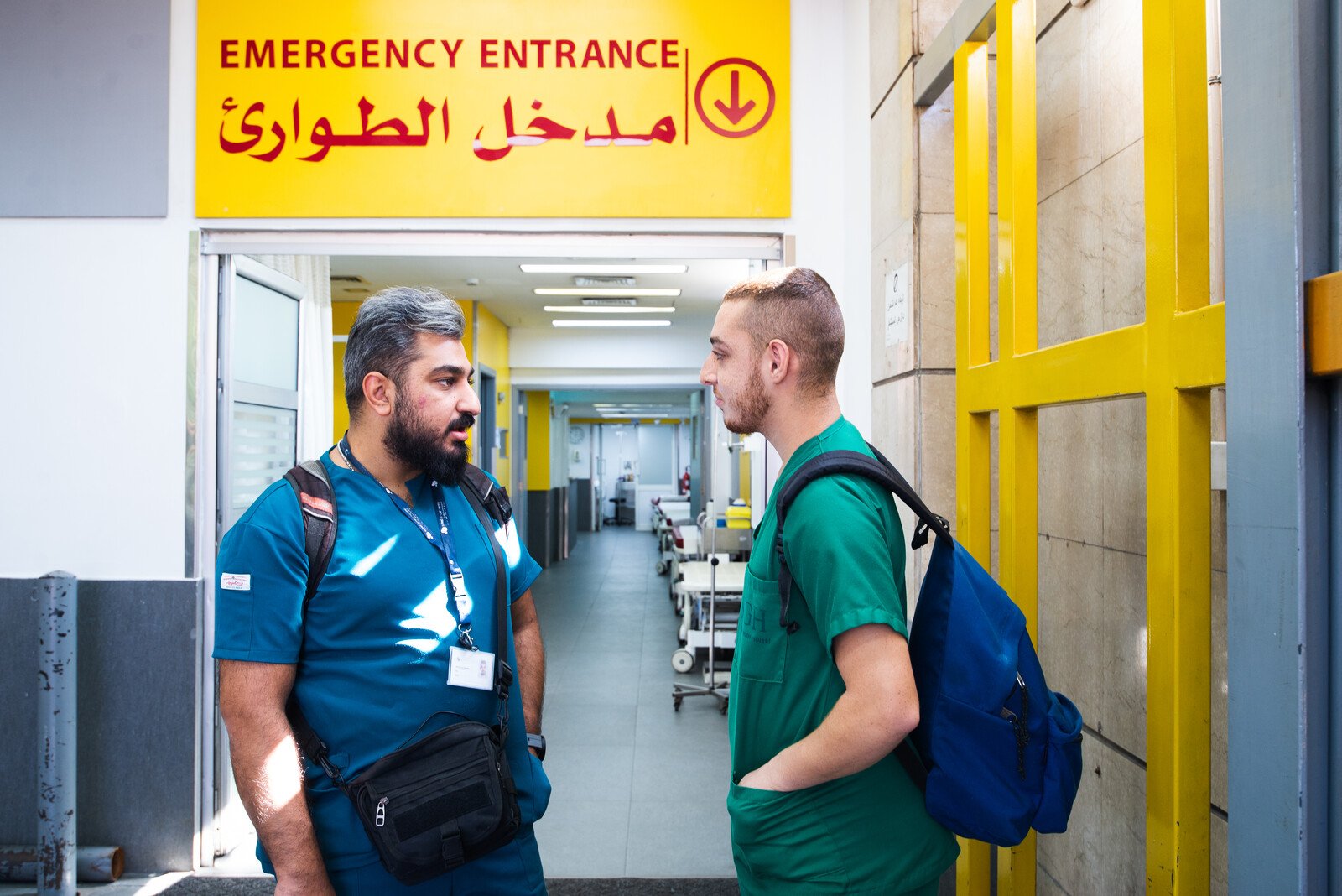 Israel's accusation a "shock" – had to flee the hospital