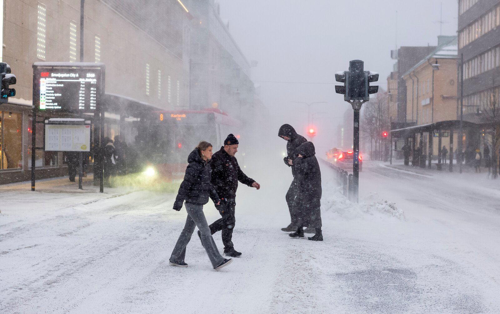 Snow and strong winds – households without electricity