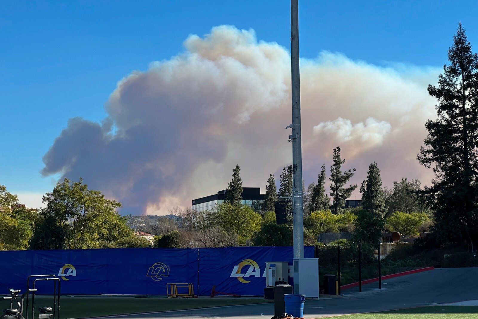 NFL match moved from burning Los Angeles