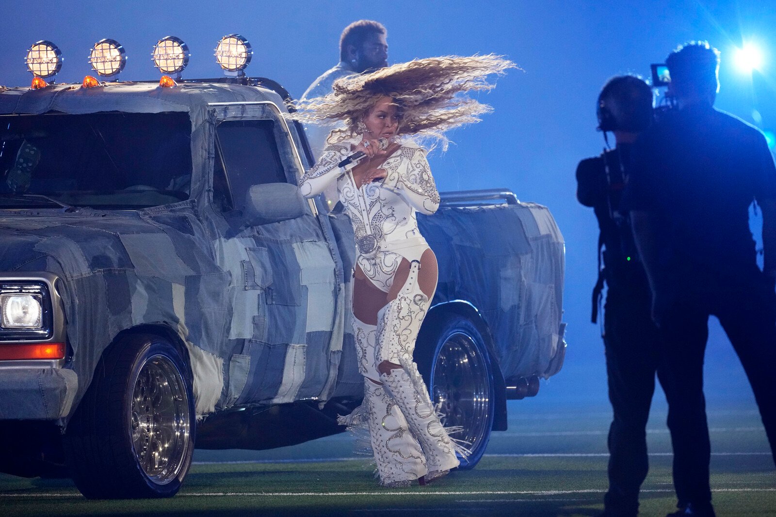 Beyoncé stole the show from football