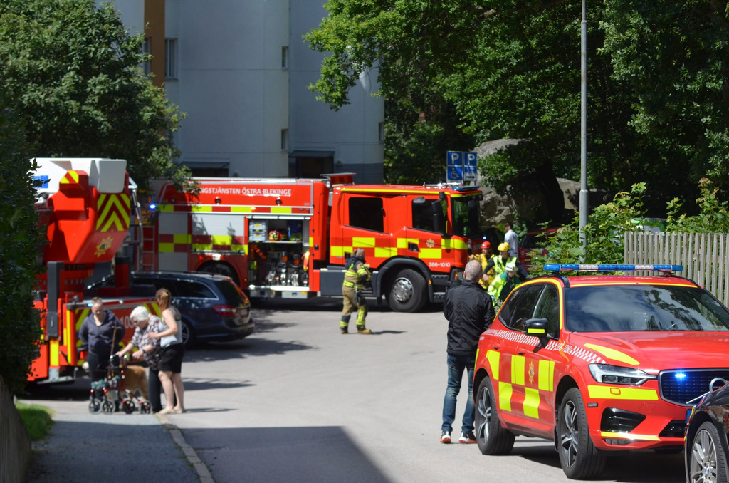 Three dead after apartment fire in Karlskrona