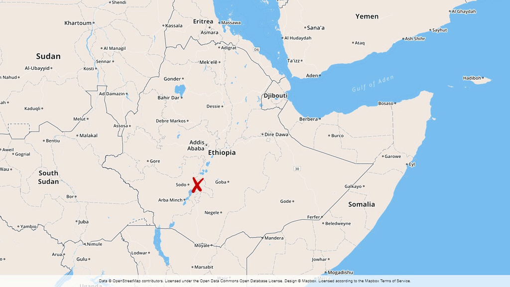 At least 55 dead in landslide in Ethiopia