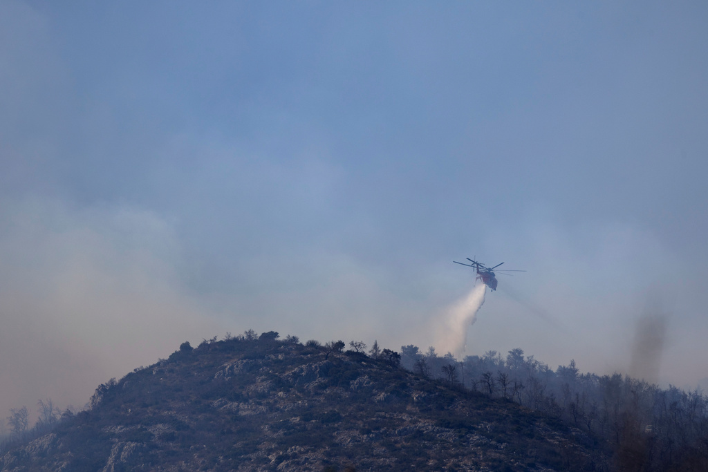 Forest Fires Continue to Rage in Greece