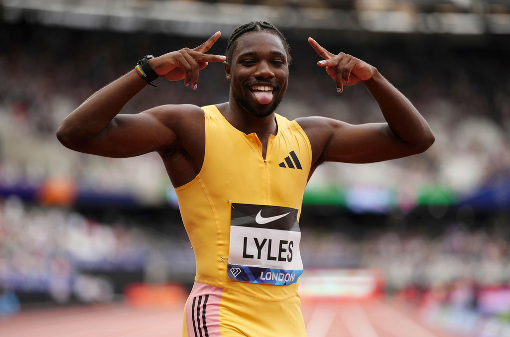 Lyles' form announcement ahead of the Olympics: 100 meters in 9.81