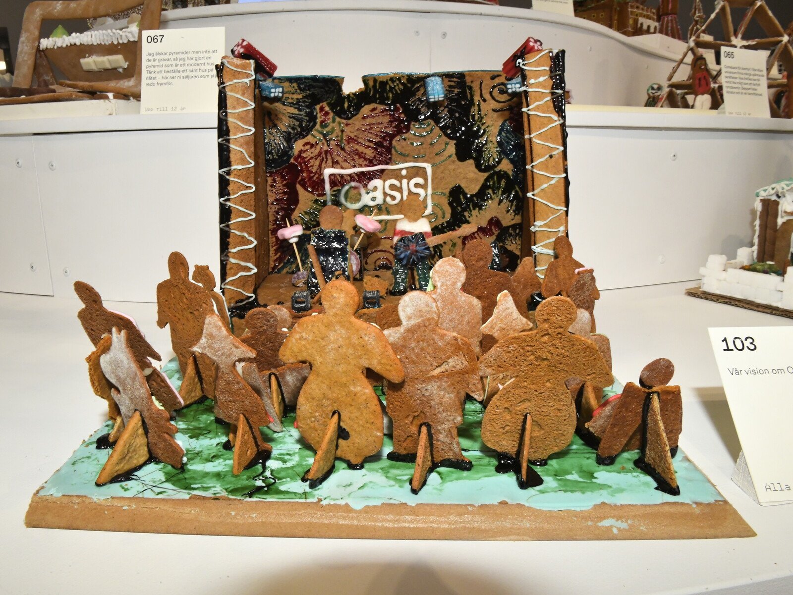 Oasis has become gingerbread men