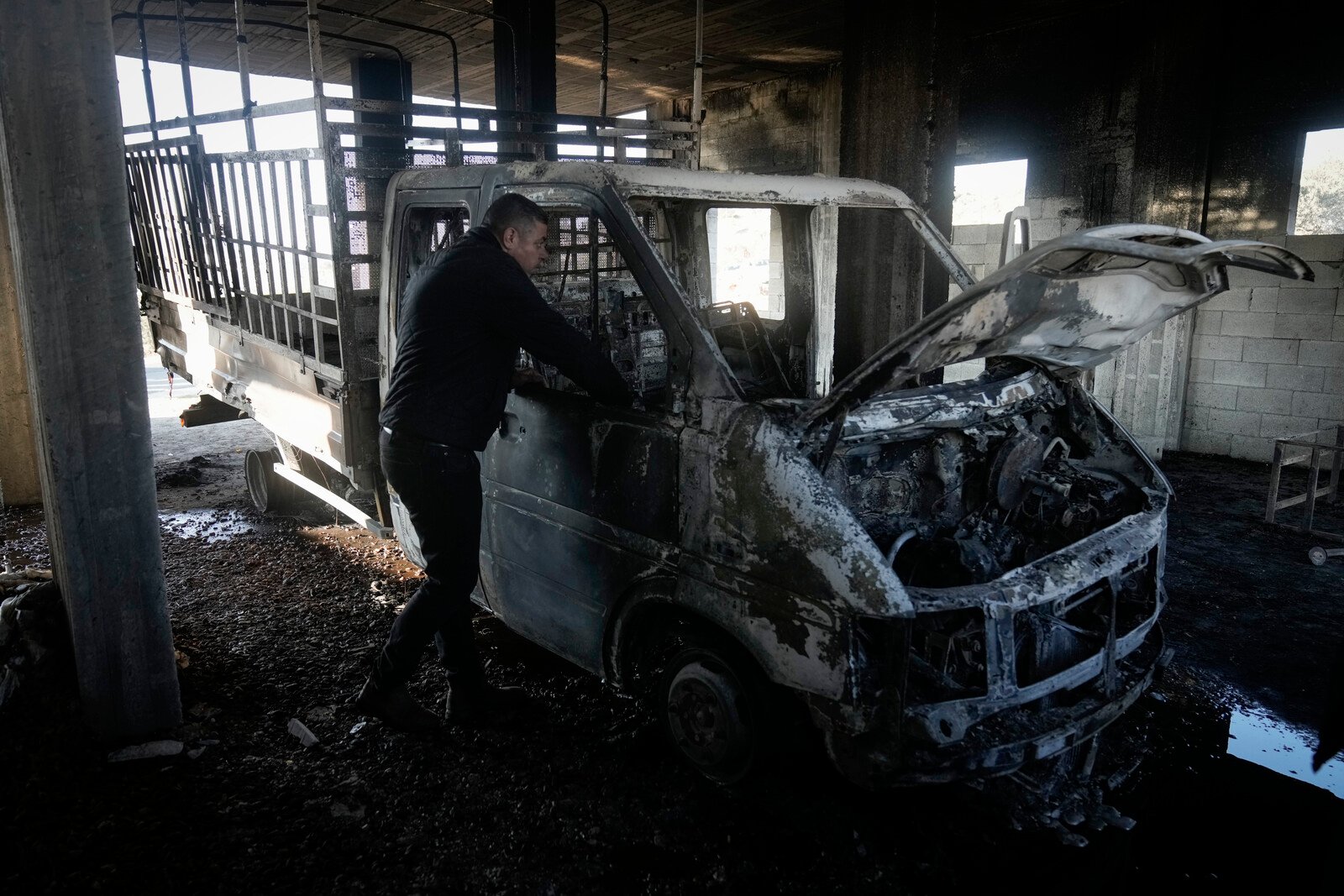 Settlers burned homes on the West Bank