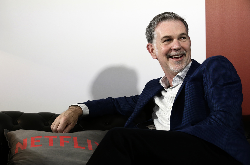 Netflix founder donates millions to Harris