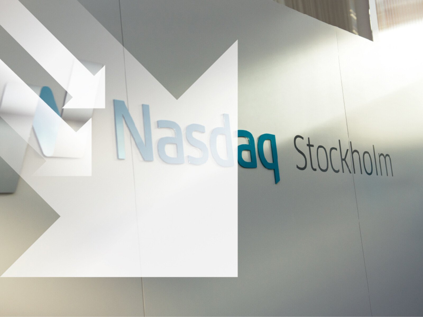 The Stockholm Stock Exchange Points Downward