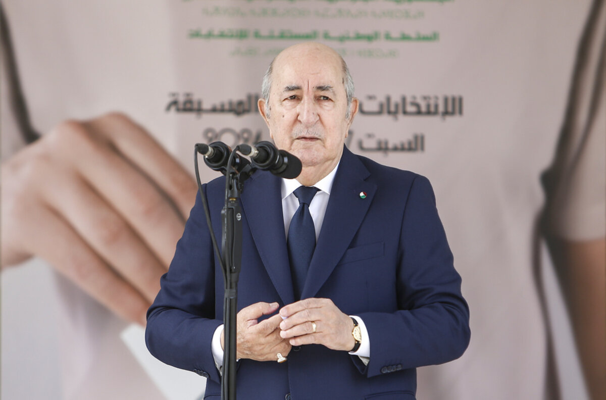 President re-elected in Algeria