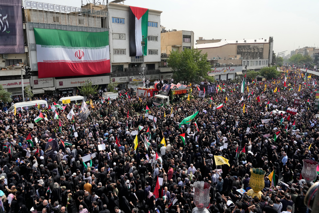 Funeral procession for Haniya underway in Tehran