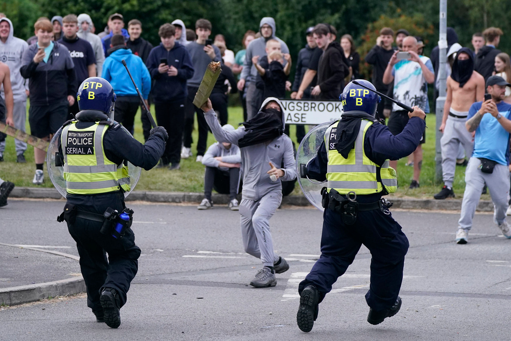 First Convictions after Riots in Britain